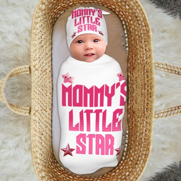 Mommy's Little Star Baby Swaddle Blanket - Image 4