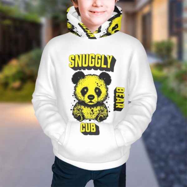 Snuggly Bear Cub Youth Hoodies - Image 2