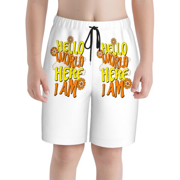 Hello World Teen Beach Shorts