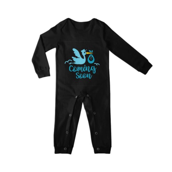 Baby Coming Soon Baby Long Sleeve Romper - Image 6