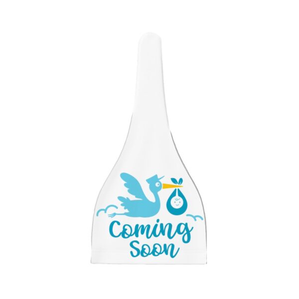 Baby Coming Soon Baby Beanie Top Knot - Image 2