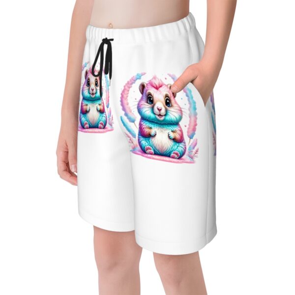 Colorful Bunny Teen Beach Shorts - Image 2