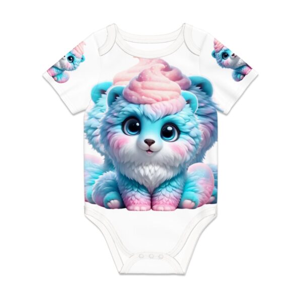 Fluffy Cute Cat Short Sleeve Onesie Customized Services