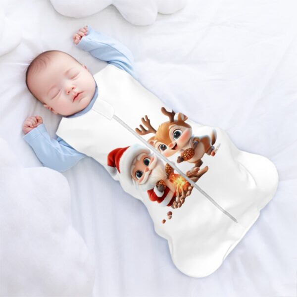 Cute Santa Sleeveless Baby Sleep Sack - Image 3