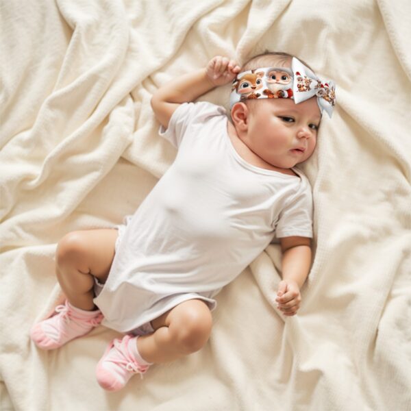 Cute Santa Bowknot  Baby Headbands - Image 3