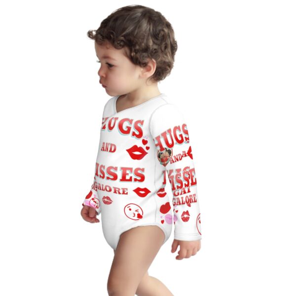 Hugs & Kisses Baby Onesies (Long Sleeve) Customized Services - Image 2