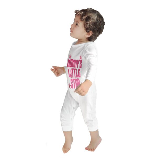 Mommy Little Star Baby Long Sleeve Romper - Image 8