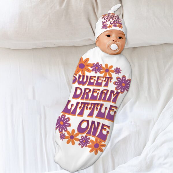 Sweet Dreams Little One Baby Swaddle Blanket - Image 3