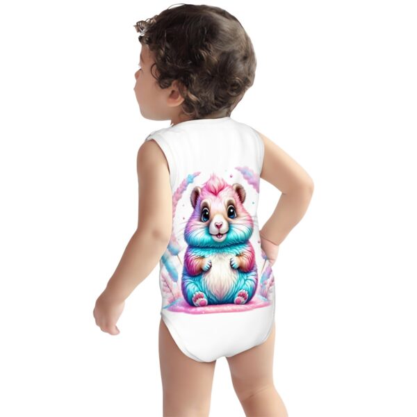 Colorful Bunny Baby Onesie - Image 3