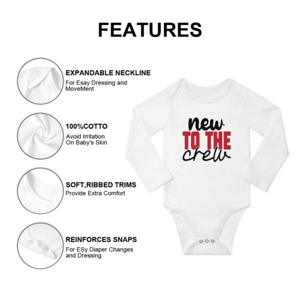 New To Crew Long Sleeve Onesies - Image 7