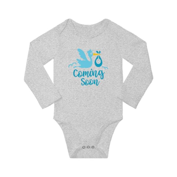 Baby Coming Soon Long Sleeve Onesies - Image 9