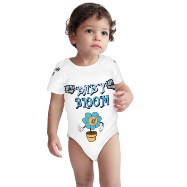 Cute Baby Bloom Short Sleeve Onesie Customized Services - Image 3