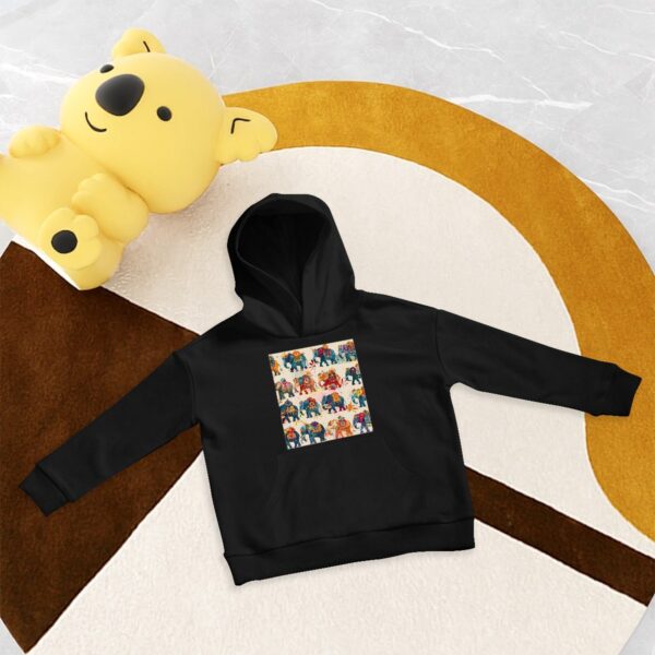 Boho Elephant Kids Hoodie Sweatshirt - Image 3