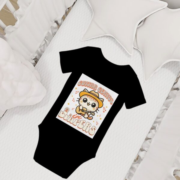 Guitar Genius Kitty Baby Onesies (Short Sleeve) - Image 7