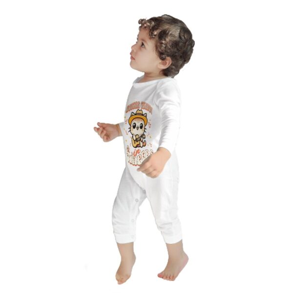 Guitar Genius Kitty Baby Long Sleeve Romper - Image 8