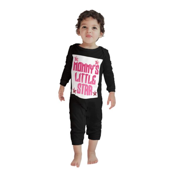 Mommy Little Star Baby Long Sleeve Romper