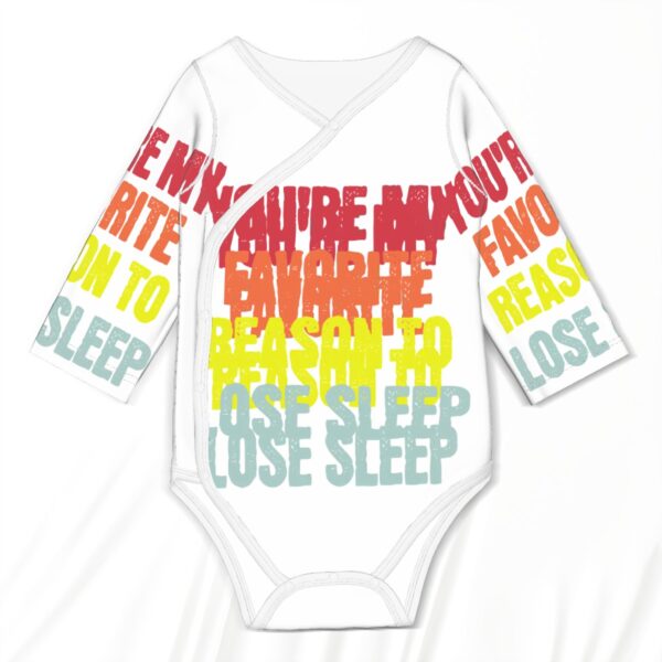 You're My Favorite Baby Onesies (Long Sleeve) Customized Services - Image 4