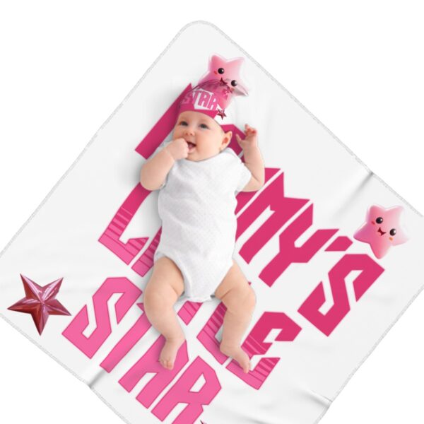 Mommy Little Star Baby Swaddle Blanket & Beanie Hat Set - Image 4