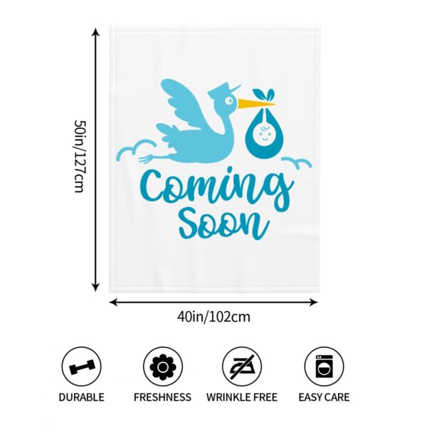 Coming Soon Large Baby Blanket - Image 5