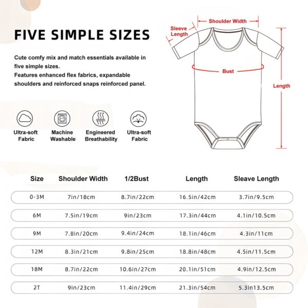 Hello World Short Sleeve Onesie Customized Services - Image 5