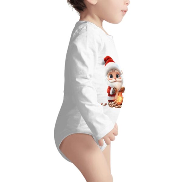 Cute Santa Long Sleeve Onesies - Image 5