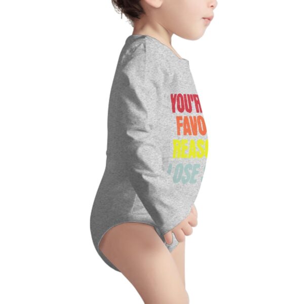 You're My Favorite Long Sleeve Onesies - Image 8