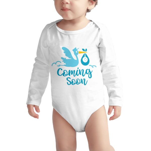 Baby Coming Soon Long Sleeve Onesies