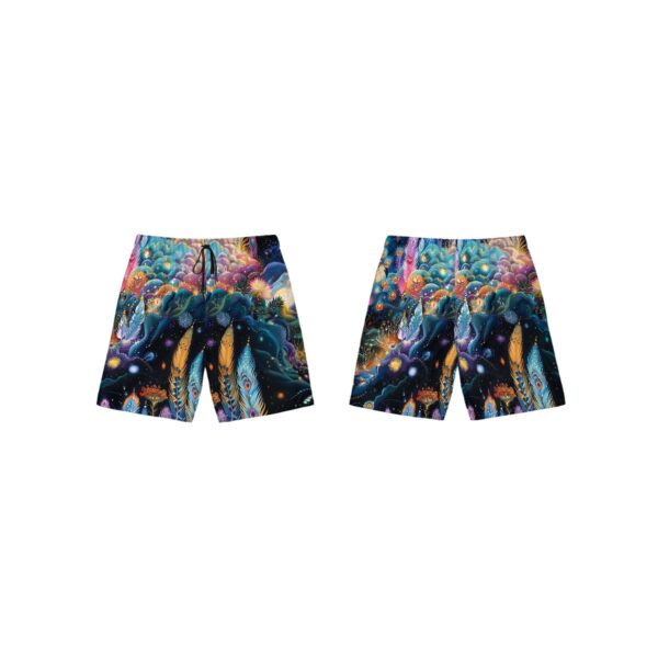 Boho Colorful Kids Swim Trunks - Image 3