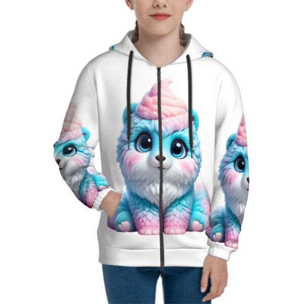 Fluffy Cute Cat Hoodies for Teens