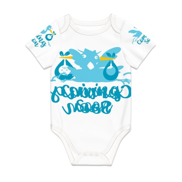 Baby Coming Soon Short Sleeve Onesie Customized Services