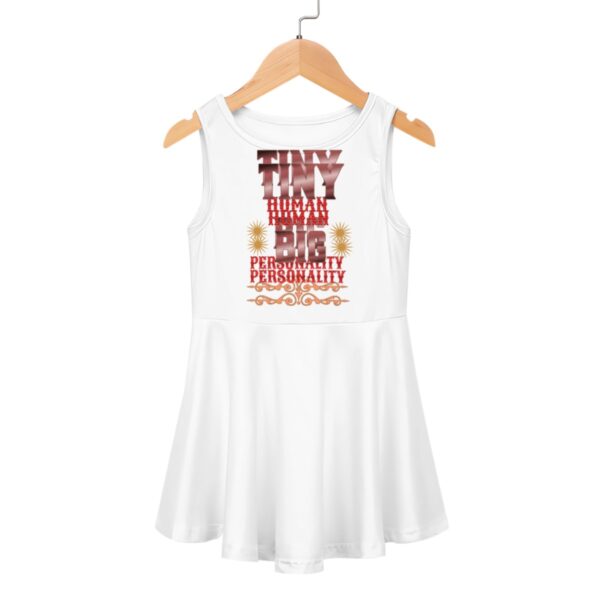 Tiny Human Big Personality Girls Dress - Image 2