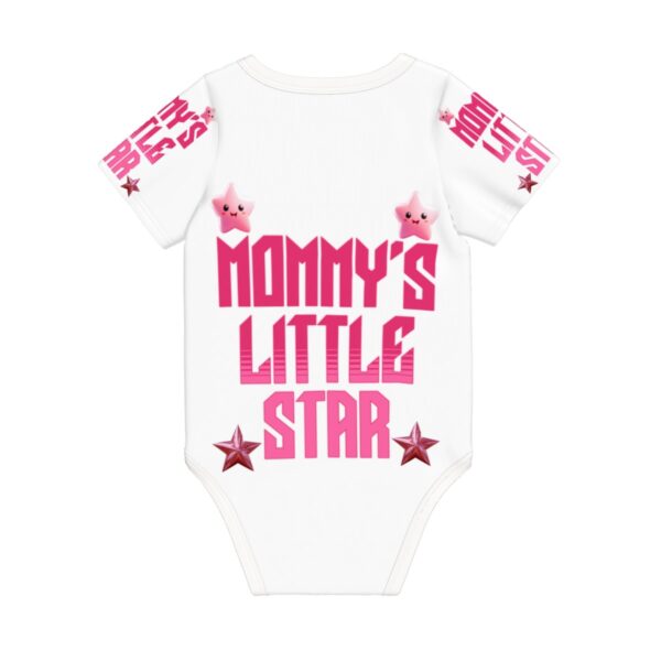 Mommy Little Star Baby Short Sleeve Onesies - Image 4