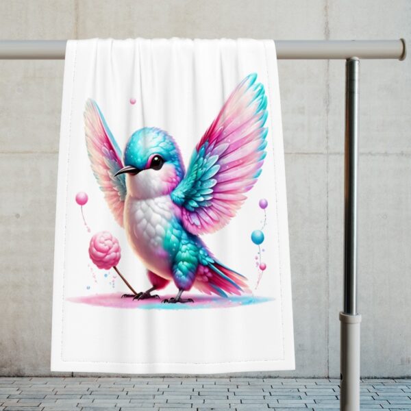 Colorful Sparrow Small Baby Blanket - Image 3