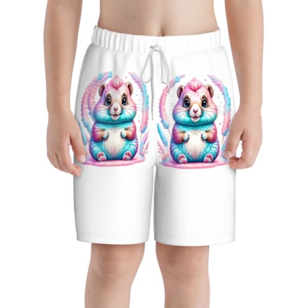 Colorful Bunny Kids Swim Trunks - Image 8