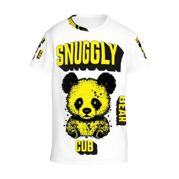 Snuggly Bear Cub T Shirts for Teens (Multifaceted Design) - Image 4