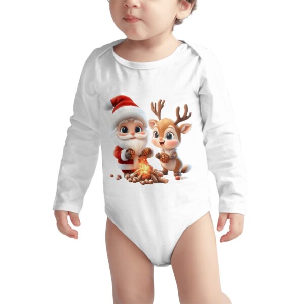 Cute Santa Long Sleeve Onesies