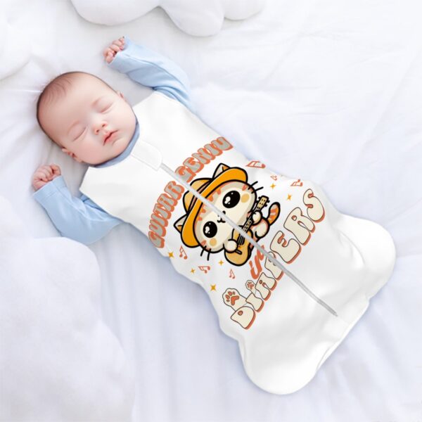 Guitar Genius Kitty Sleeveless Baby Sleep Sack - Image 3