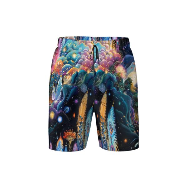 Boho Colorful Kids Swim Trunks