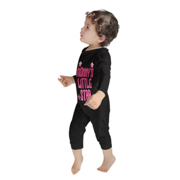 Mommy Little Star Baby Long Sleeve Romper - Image 4