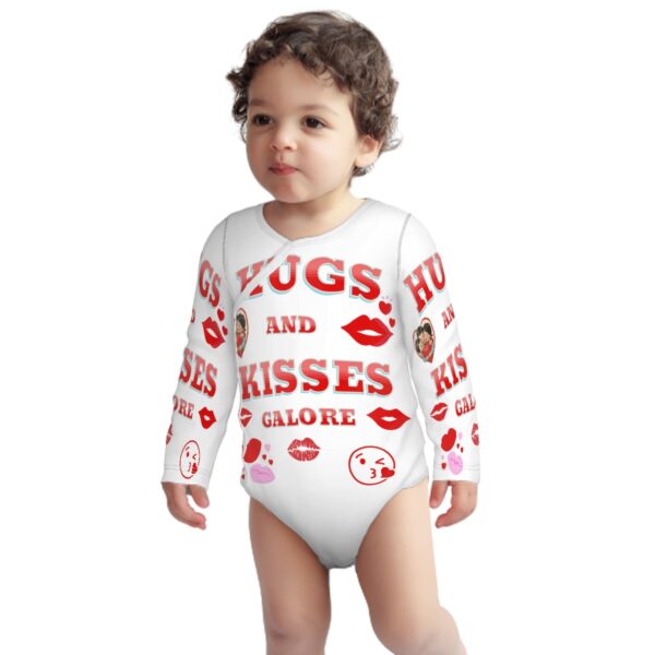 Hugs & Kisses Baby Onesies (Long Sleeve) Customized Services