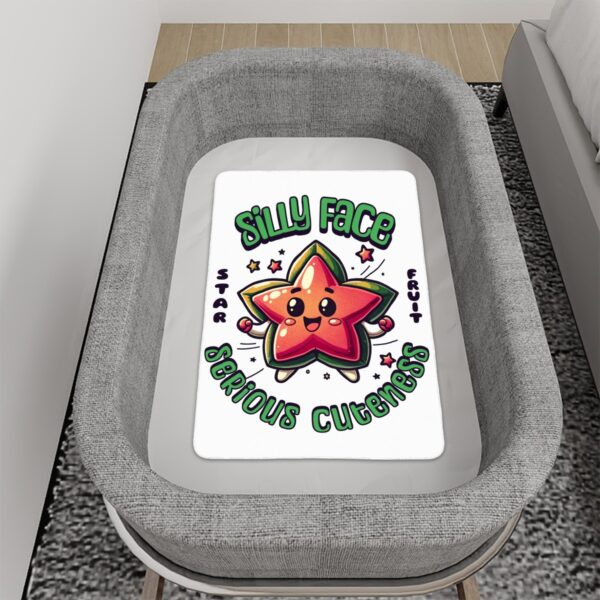 Silly Face Star Waterproof Baby Changing Pad - Image 2