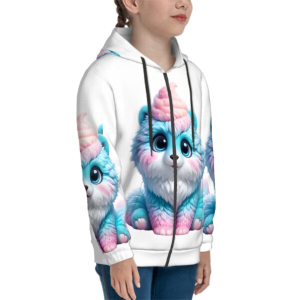 Fluffy Cute Cat Hoodies for Teens - Image 3