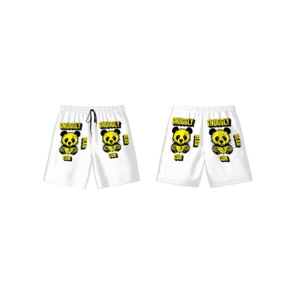 Snuggly Bear Cub Kids Swim Trunks - Image 2