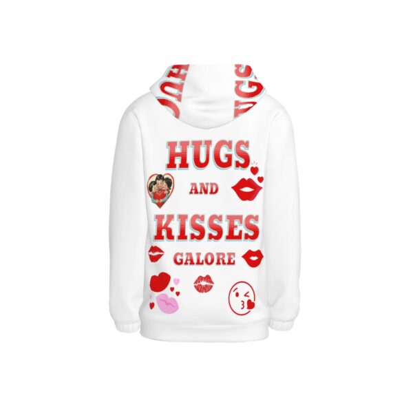 Hugs & Kisses Hoodies for Teens No Hood Cord - Image 4