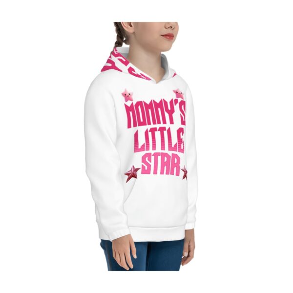 Mommy Little Star Hoodies for Teens No Hood Cord - Image 2