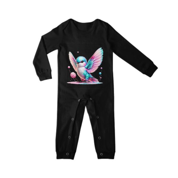 Colorful Sparrow Baby Long Sleeve Romper - Image 6