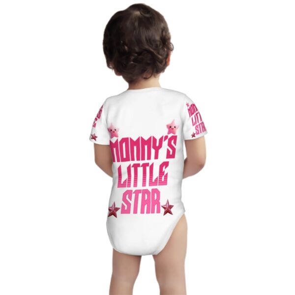 Mommy Little Star Baby Short Sleeve Onesies - Image 2