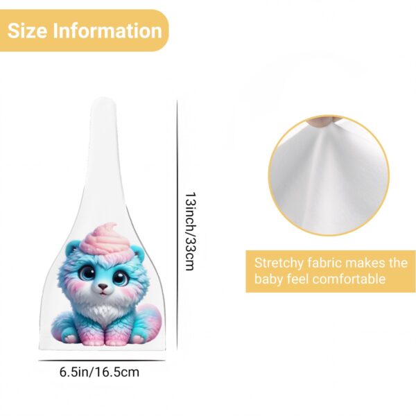 Fluffy Cute Cat Baby Beanie Top Knot - Image 4