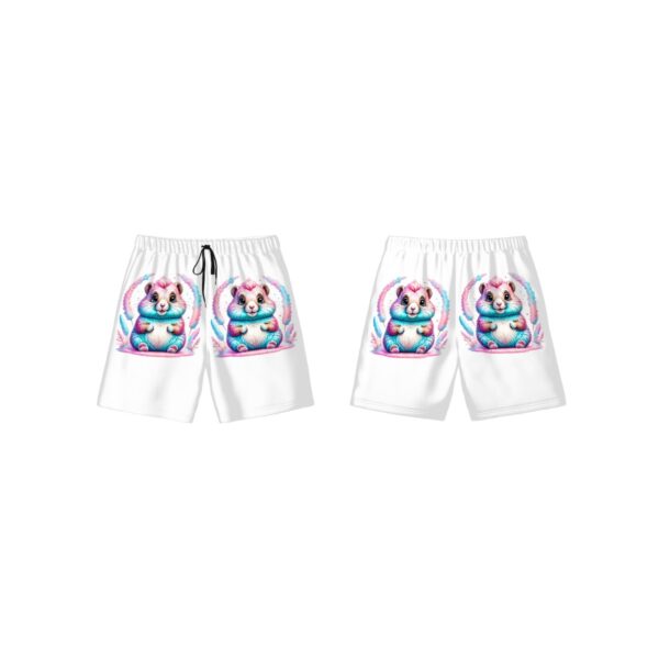 Colorful Bunny Kids Swim Trunks - Image 3