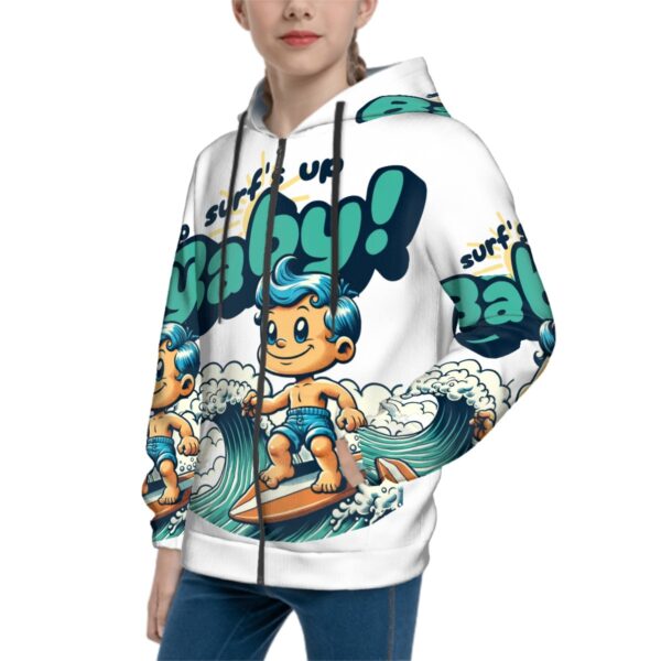 Baby Lets Surf Hoodies for Teens - Image 2